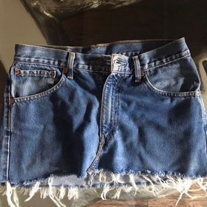 Levi’s 521 denim skirt